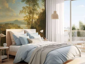 Clearance Italiaans landschap met de Ponte Lucano over de Aniene rivier fotobehang Kunst & Design
