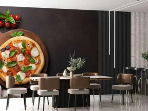 Sale Italiaanse pizza fotobehang Keuken