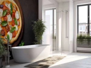 Sale Italiaanse pizza fotobehang Keuken