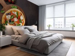 Sale Italiaanse pizza fotobehang Keuken