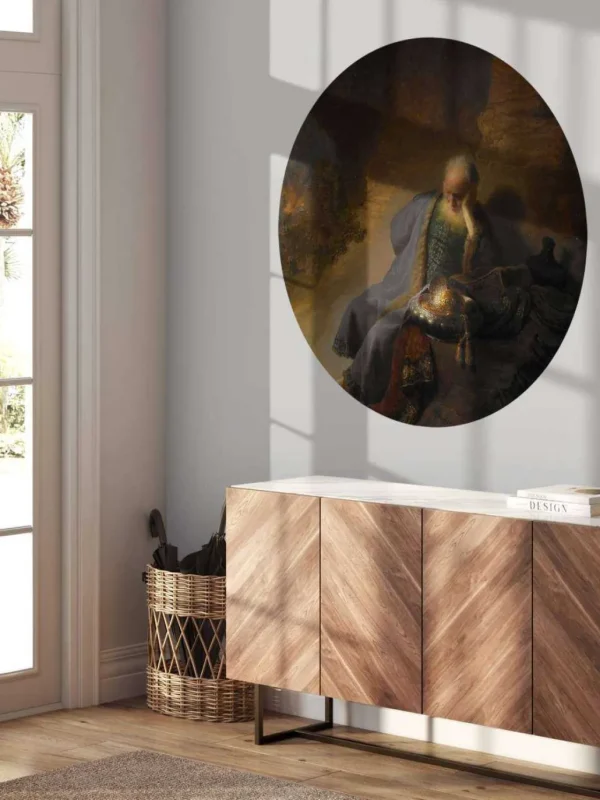 Online Jeremia treurend over de verwoesting van Jeruzalem fotobehang Kunst & Design