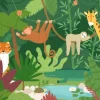 Sale Jungle behang voor kinderen fotobehang Kinderkamer | Babykamer