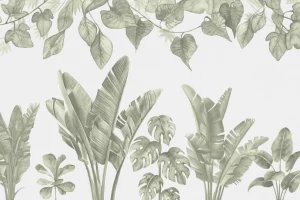 Best Jungle bladeren in groen Kinderkamer
