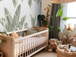 Best Jungle bladeren in groen Kinderkamer
