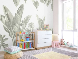 Best Jungle bladeren in groen Kinderkamer