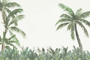 Online Jungle bomen en planten Kinderkamer