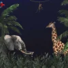 Online Jungle dieren bij nacht Dieren