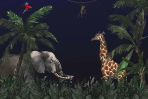 Online Jungle dieren bij nacht Dieren