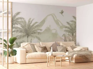 Sale Jungle dieren in groen Kinderkamer