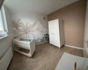 Best Jungle dieren in taupe Kinderkamer