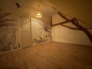 Hot Jungle dieren in zwart-wit Kinderkamer