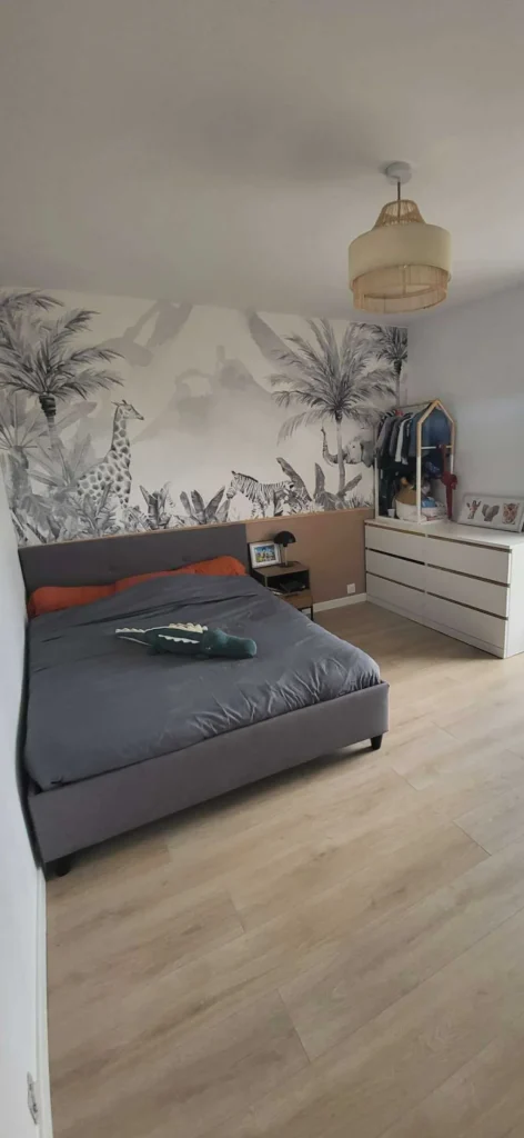 Hot Jungle dieren in zwart-wit Kinderkamer