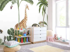 Fashion Jungle Jive - White Kinderkamer