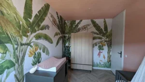 Fashion Jungle met kleurrijke dieren Kinderkamer
