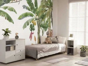 Fashion Jungle met kleurrijke dieren Kinderkamer