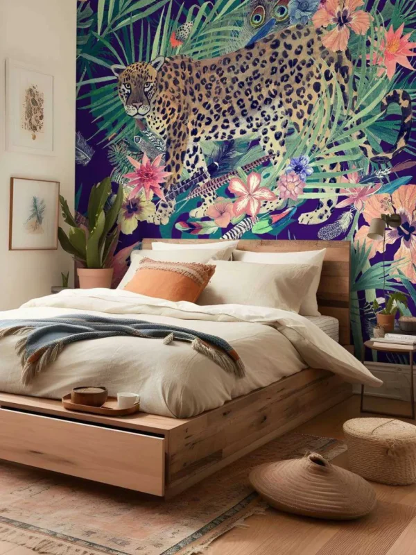 Clearance Jungle print met luipaarden fotobehang Dieren