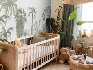 Hot Jungle thema in groen Kinderkamer