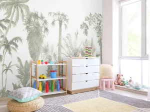 Hot Jungle thema in groen Kinderkamer