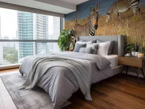 Outlet Kaapse bergzebra's fotobehang Dieren