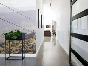 Hot Kabelbaan in een berglandschap fotobehang Tienerkamer