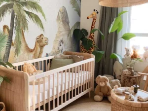 Sale Kameel en Alpaca in de woestijn Kinderkamer