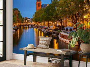 Discount Kerk op de Prinsengracht in Amsterdam fotobehang Steden | Architectuur