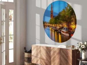 Discount Kerk op de Prinsengracht in Amsterdam fotobehang Steden | Architectuur