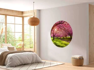 Fashion Kersenbloesem bomen fotobehang Bloemen