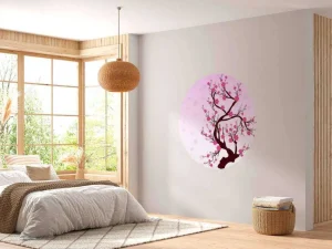 Hot Kersenbloesem design fotobehang Kinderkamer | Bloemen