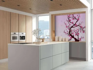 Hot Kersenbloesem design fotobehang Kinderkamer | Bloemen