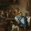 Clearance Kinderen leren een poes dansen fotobehang Kunst & Design