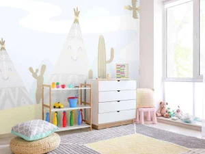 Hot Kinderlijk woestijn design fotobehang Kinderkamer | Babykamer