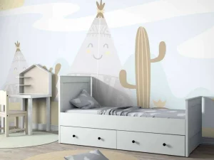 Hot Kinderlijk woestijn design fotobehang Kinderkamer | Babykamer