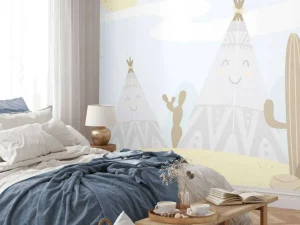 Hot Kinderlijk woestijn design fotobehang Kinderkamer | Babykamer