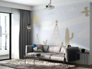 Hot Kinderlijk woestijn design fotobehang Kinderkamer | Babykamer