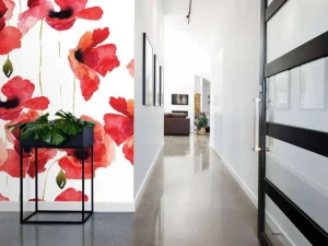 Online Klaprozen van waterverf Bloemen