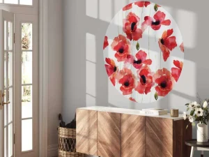 Online Klaprozen van waterverf Bloemen