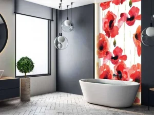 Online Klaprozen van waterverf Bloemen