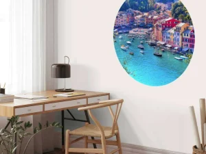 Fashion Kleine haven in Italië fotobehang Architectuur