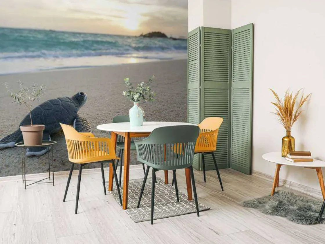 kleine_schildpad_op_het_s_3.webp Sale Kleine schildpad op het strand fotobehang Tienerkamer | Kinderkamer