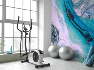 Clearance Kleurrijk verfmengsel fotobehang Tienerkamer | Oppervlakten