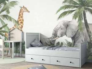 Discount Kleurrijke jungle dieren Kinderkamer