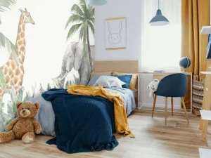 Discount Kleurrijke jungle dieren Kinderkamer