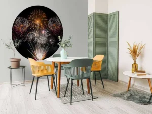 Best Kleurrijke vuurwerk design fotobehang Tienerkamer