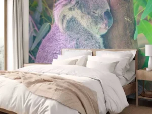 Outlet Koala aan het slapen fotobehang Kinderkamer | Dieren