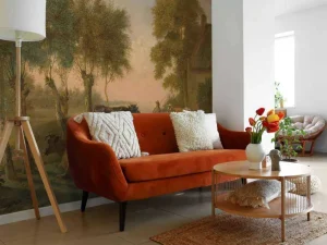 Clearance Koeien in de wei bij een boerderij fotobehang Kunst & Design | Dieren