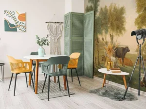Clearance Koeien in de wei bij een boerderij fotobehang Kunst & Design | Dieren