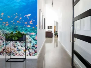 Clearance Koraalrif met kleine visjes fotobehang Dieren