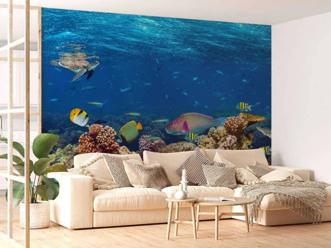 koraalrif_met_veel_versch_10.webp Clearance Koraalrif met veel verschillende soorten onderwater dieren fotobehang Dieren