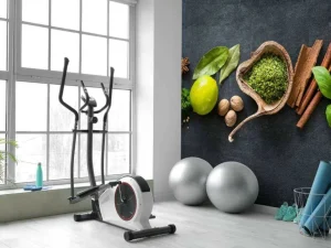 Clearance Kruiden en specerijen met een donkere achtergrond fotobehang Keuken